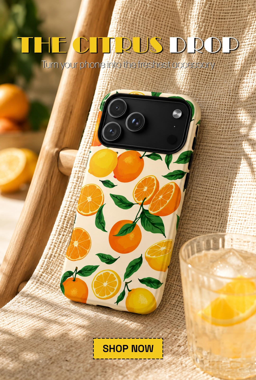 Website Header - Citrus - Mobile