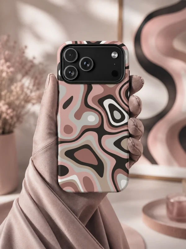P0258 - Phone Case Mockup - Main -1+ Blushwave